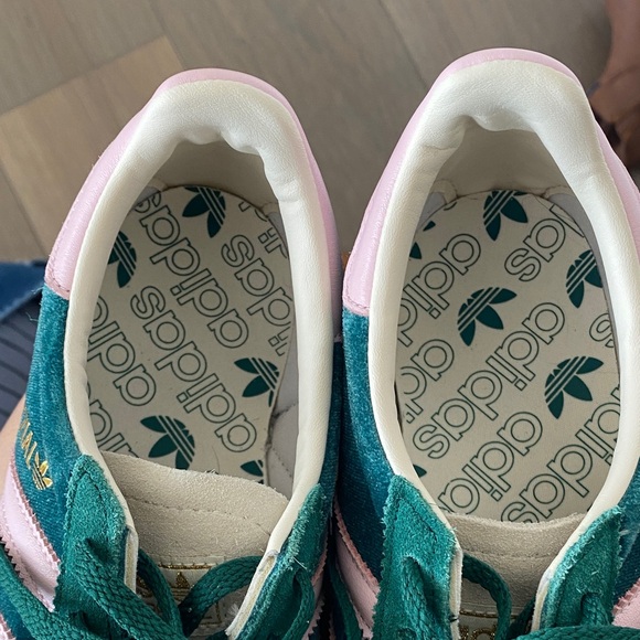 Adidas Spezial Teal and Light Pink Sneakers - Picture 2 of 5